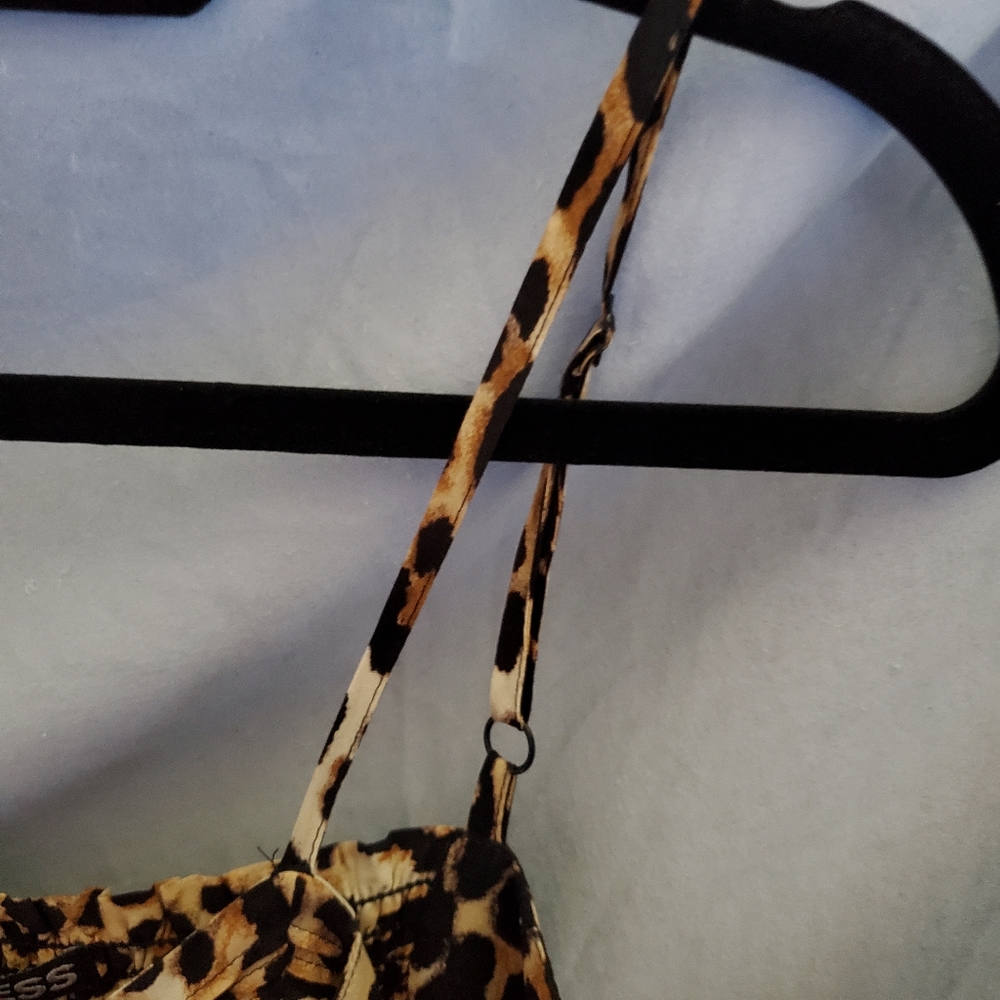 Express Spaghetti Strap animal print top size small - Picture 7 of 12